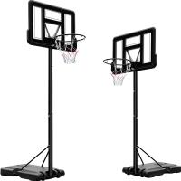 Aro de baloncesto portátil para exteriores, portería de baloncesto ajustable en altura de 230 a 304 cm, tablero trasero e ruedas inastillables de 110x75cm - details 0