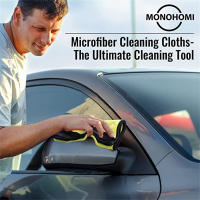 Toalla de Microfibra Super Absorbente 30x60CM para Lavado de Coches y Limpieza de Ventanas Herramientas de Limpieza Doméstica Polishing - details 7