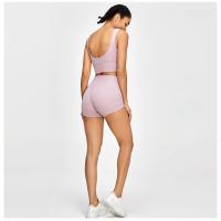 Pantalones cortos deportivos para mujer, pantalones cortos de compresión plisados, pantalones cortos de yoga de secado rápido - details 11