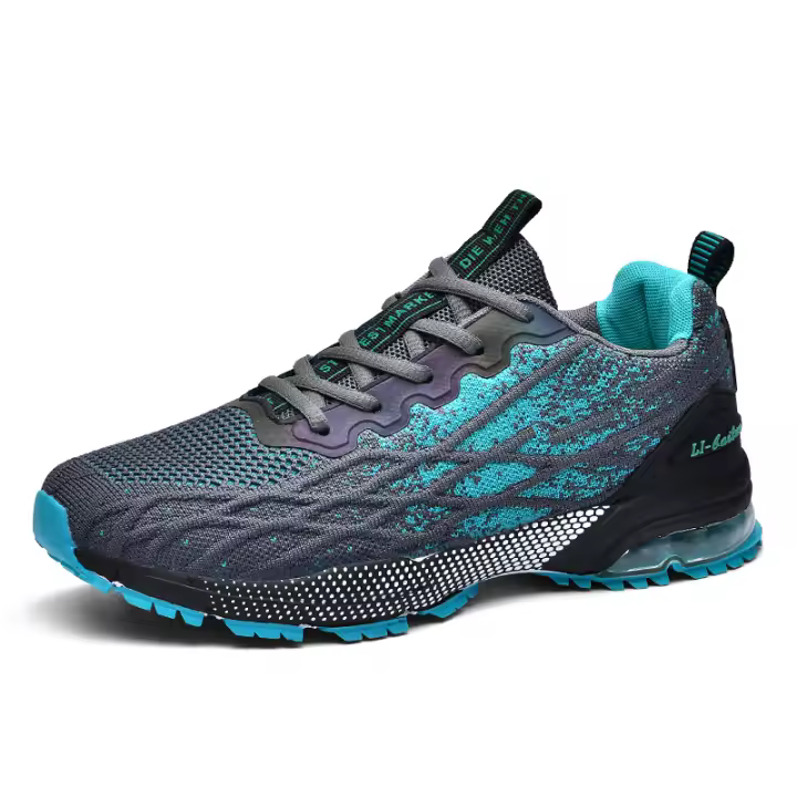 Zapatos para correr de marca para hombre, zapatos de baloncesto con cojín de aire, zapatos deportivos de malla transpirable, zapatillas deportivas para exteriores para hombre, zapatos atléticos - 1