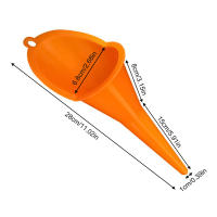 Embudo de plástico extendido, embudo de combustible de boca ancha multifuncional para motocicleta, coche, aceite, gasolina - details 3
