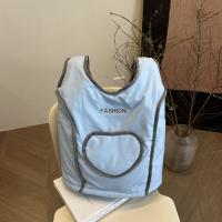 Bordado de letras amor chaleco mochila Nylon gran capacidad estudiantes bolso escolar bolsa de almacenamiento bolso de hombro mochilas - details 7