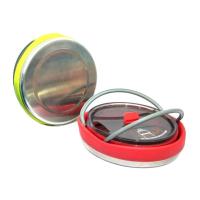 Olla de calefacción portátil para viajes al aire libre, hervidor plegable de silicona ligero con asa, artículos esenciales para acampar, 1L - details 2