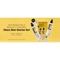 COSRX Glass Starter Set, exclusivo, caracol avanzado 96% Mucin Power Essence Retinol 0,1% crema Mini muestra, hidratación diaria y - details 7