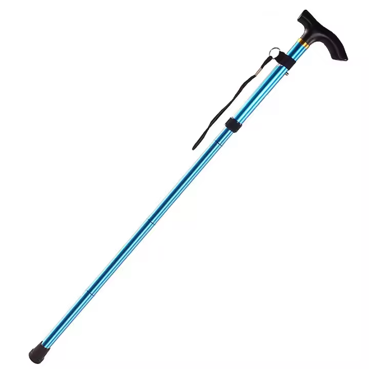 Bastones de senderismo multifunción, bastones de senderismo plegables, ultraligeros, ajustables, telescópicos - 1