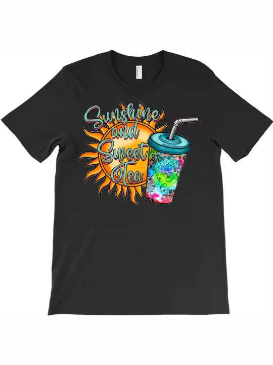 Camiseta Sunshine And Sweet TeaRegalo para papá Manga corta con cuello redondo suave y cómoda - 230 g - 1