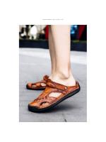 2025 nuevas sandalias de hombre, sandalias huecas de doble uso, sandalias casuales de playa transpirables para hombre de talla grande - details 6