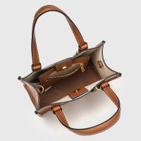Bolso de mano vintage con asa superior para mujer, bolso de hombro de cuero PU sólido, bolso cruzado de gran capacidad, bolso de viajero, mochila de lujo de alta gama - details 7