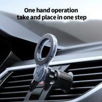 Soporte magnético para teléfono: soporte giratorio ajustable de 360 ° para coche para todos los teléfonos, adecuado para Android, Samsung y Apple - details 6