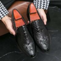 Nuevo 2023 zapatos de oficina de cuero genuino de vestir de negocios para hombres, zapatos casuales Mokasin Gommino - details 5