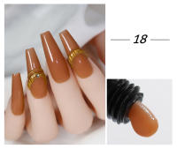 Parkson-Extensión de esmalte de uñas en Gel, acrílico, cristal desnudo, UV LED, construcción rápida, arte de uñas para manicura, 10 colores selectos, 15ml - details 11