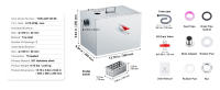 SucceBuy Trampa de grasa comercial, debajo del fregadero de acero inoxidable, separador de aceite y agua para restaurante y cocina casera - details 10