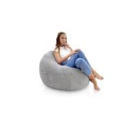 Salon de Lujo XXL - Sofá Puf Gigante Moderno de Diseño - Modelos de Puffs o Bean Bag Chair Grandes con Relleno Incluido para Adultos o Decoración Habitacion Juvenil Gris Oscuro - details 17