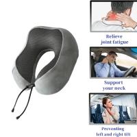 Almohada de Joroba, Color Aleatorio, Almohada de Espuma de Memoria Portátil para Viaje, Pequeña y Ligera, Adecuada para Viajes, Colchón de Aire Suave y Cómodo - details 2