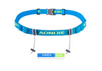 Cinturón de la carrera AONIJIE Unisex E4076 con bolsillo para bandas en la cintura para triatlón maratón ciclismo motor con 6 bucles de gel - details 5