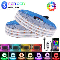 Tira de luz LED COB 5V USB Bluetooth APP XUNATA 576Leds/m Iluminación lineal para decoración del hogar y retroiluminación de TV flexible y transparente - details 0