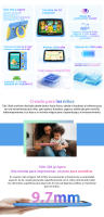 Tablet para Niños Blackview Tab 3 de 7 Pulgadas 2023 con Android 13 RAM de 4GB(2+2) ROM de 32GB MaLi Procesador Gráfico HD+TN Pantalla Resolución 1024*600 Pixels Soporte USB OTG - details 2
