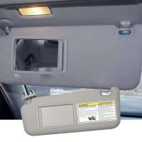 Parasol delantero para coche, protector solar izquierdo y derecho con espejo de maquillaje, adecuado para Toyota RAV4 2006 2007 2008 2009 2010 2011 2012 - details 7