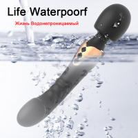 Vibrador Dual Motor de Silicona Wanda de Tamaño Grande con Masajeador G-spot y Estimulador de Clítoris Juguetes Sensuales para Adultos - details 4