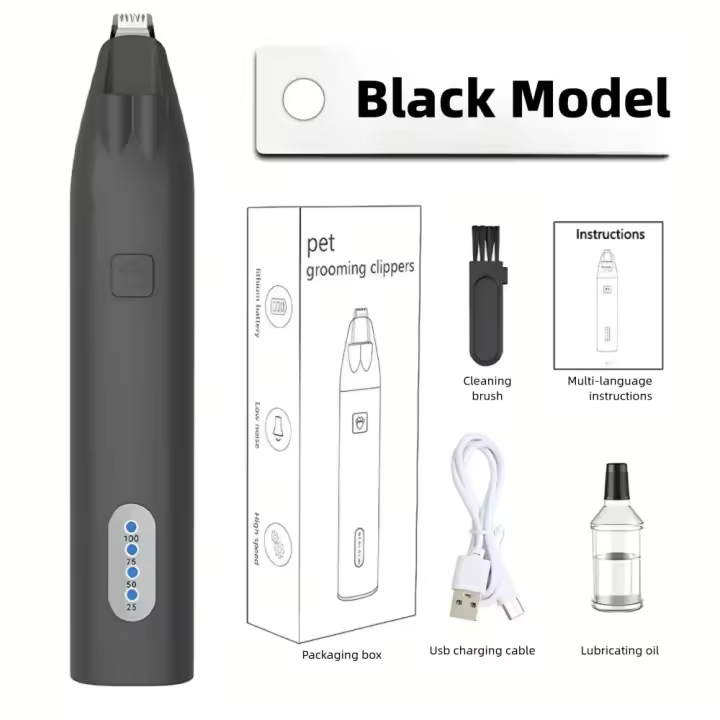 Recortadora de pelo para perros, impermeable, recargable, eléctrica, afeitadora para mascotas, suministros para el cuidado de mascotas, afeitadora de pelo - 1