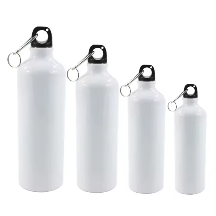 Botella de Agua portátil de Aluminio with Pistola de Fuego, Botella Deportiva de 400/500/600/750ml, utilizada para VIES, ciclismo, Hik, Campamento Y - 1