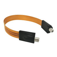 deleyCON 1x Entrada de la Ventana Cable SAT 21cm Flexible Longitud de 30cm Ventanas y Puertas - details 5