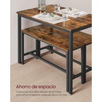 Conjunto de Mesa de Comedor y Sillas Juego de 3 Piezas Mesa de 70 x 110 x 75cm - details 3
