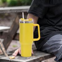 Taza de Viaje de 1182 ml 40oz con asa y Pajita, Termo para café frío y Caliente, Capacidad - details 26