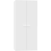 Armario Dormitorio Ropero 2 Puertas, Blanco, 180x79x52 cm(Alto x Ancho x Fondo), Mueble Auxiliar Moderno, Colección Tibet - details 0