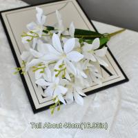 Flor de Magnolia simulada que no se decolora, decoración artística que no se marchita, flores artificiales de Magnolia, regalo decorativo, accesorio de fotografía - details 0
