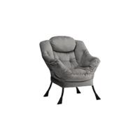 Sillon para Salon Sillón Relax Terciopelo Sillon Lectura Dormitorio Comodos Butacas de Salon, Gris Oscuro - details 9