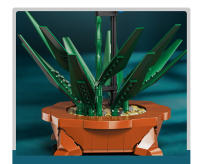 Ramo de flores de Cymbidium Faberi Bonsai, planta en maceta, decoración del hogar, bloques de construcción, juguetes para niños - details 6