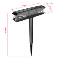 Lámpara solar para matar mosquitos resistente al agua para exteriores con luz UV y recargable lámpara atrapamosquitos para patio y jardín - details 1