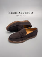 Mocasines de alta gama, cuero genuino, piel de vaca de primera capa, zapatos de moda hechos a mano con un pedal. - details 3