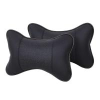 Bolso de cuello de cuero PU BUNO Alivio del dolor de cabeza Almohada universal llena de fibra - details 5