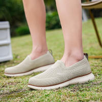 Mules antideslizantes para hombre, zapatos ligeros para caminar, transpirables, color gris - details 12