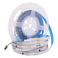 Tira de luces LED RGB de 5M, 10M, WS2811, controlador RF WS2812B de 21 teclas, SMD5050, 18LED/m, direccionable individualmente, luz de píxel a todo Color - details 9