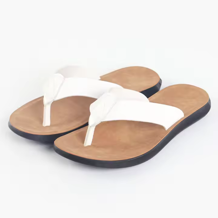 Chanclas para hombre, zapatillas casuales de moda para exteriores, chanclas de suela blanda de gran tamaño - 1