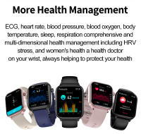 Reloj inteligente ET570, dispositivo con detección de frecuencia cardíaca, Bluetooth, llamada, función SOS, entrenamiento respiratorio, HD, novedad de 2024 - details 16