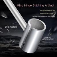 Llave de bisagra de costura de puerta resistente a altas temperaturas, regulador de bisagra de bandera de puerta de doble cabezal, resistente y a prueba de herrumbre - details 2