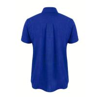 Camisa clásica de manga corta para hombre, camisa informal de Color sólido para vacaciones de verano - details 11