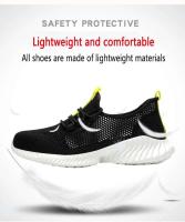 Zapatos de protección deportivos de seguridad para hombre con punta de acero, botas, zapatos de trabajo antipinchazos - details 4