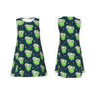 Vestido Duo de búho sin mangas informal para mujer, divertido pájaro verde, viajes personalizados, D-Duogos - details 138