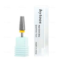 HYTOOS-broca para uñas 5 en 1, cónica superior plana, dientes cruzados, brocas de carburo para uñas, elimina Gel, taladros eléctricos, lima, accesorios de manicura - details 5