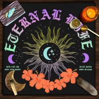 Mantel de Jardín Lunar Tela de Tarot Decoración de Mesita de Brujería Almohadillas de Astrología - details 8