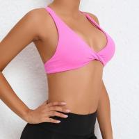 Ropa de yoga desnuda, sujetador de yoga para ejercicio de secado rápido ajustado para mujer, sujetador de fitness de belleza con espalda cruzada para correr al aire libre - details 30