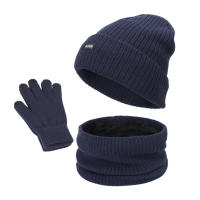Conjunto de bufanda de punto para hombre y mujer, gorro térmico cálido, grueso, para invierno - details 0