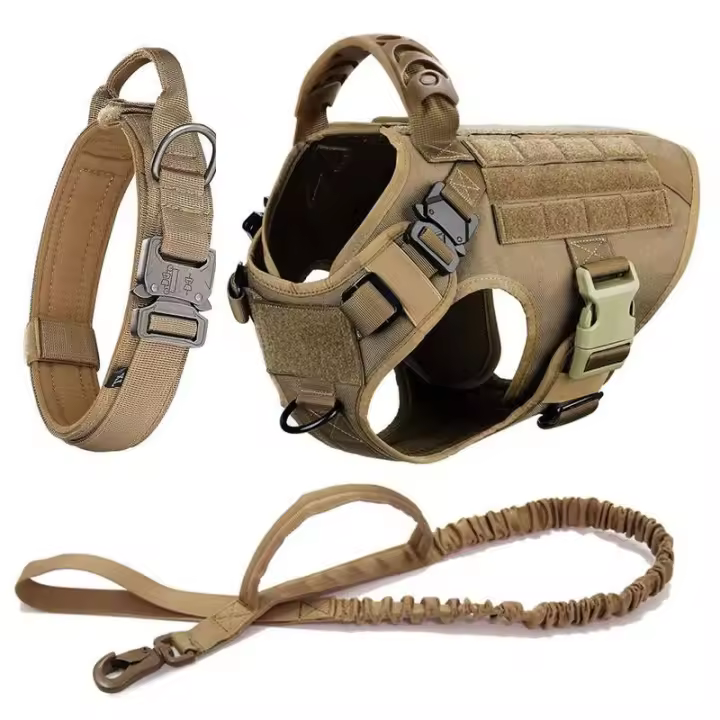 Correa táctica para perros Collar de Correa para entrenamiento de Malinois y Shepherd Alemán - 1