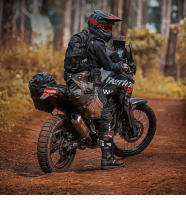 Rhinowalk-Bolsa para motocicleta 100% impermeable, 18L/28L/48L, gran capacidad, 2 uds., ajuste Universal, bolsa para alforja de motocicleta, bolsas laterales para sillín - details 5