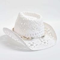 Paja tejida a mano de verano para mujer, decoración de concha, sombrero para el sol y la playa, sombrero femenino - details 3